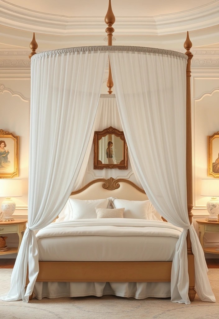 12 Tranquil Bedroom Inspirations That Will Transform Your Sleep Sanctuary! - 6. Chic Canopy Beds